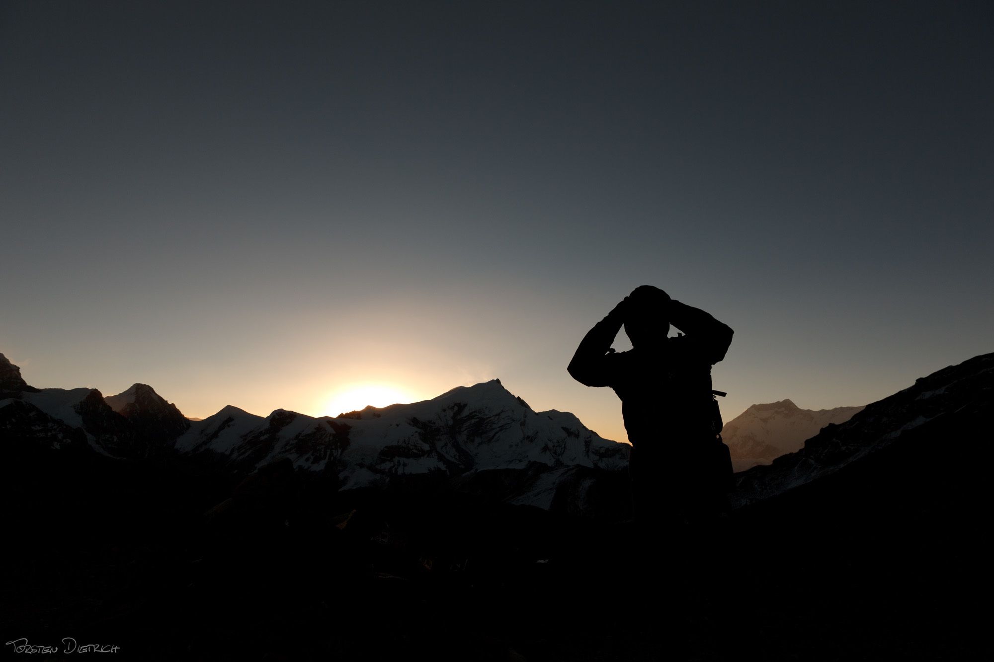 Sunrise at Thorung La